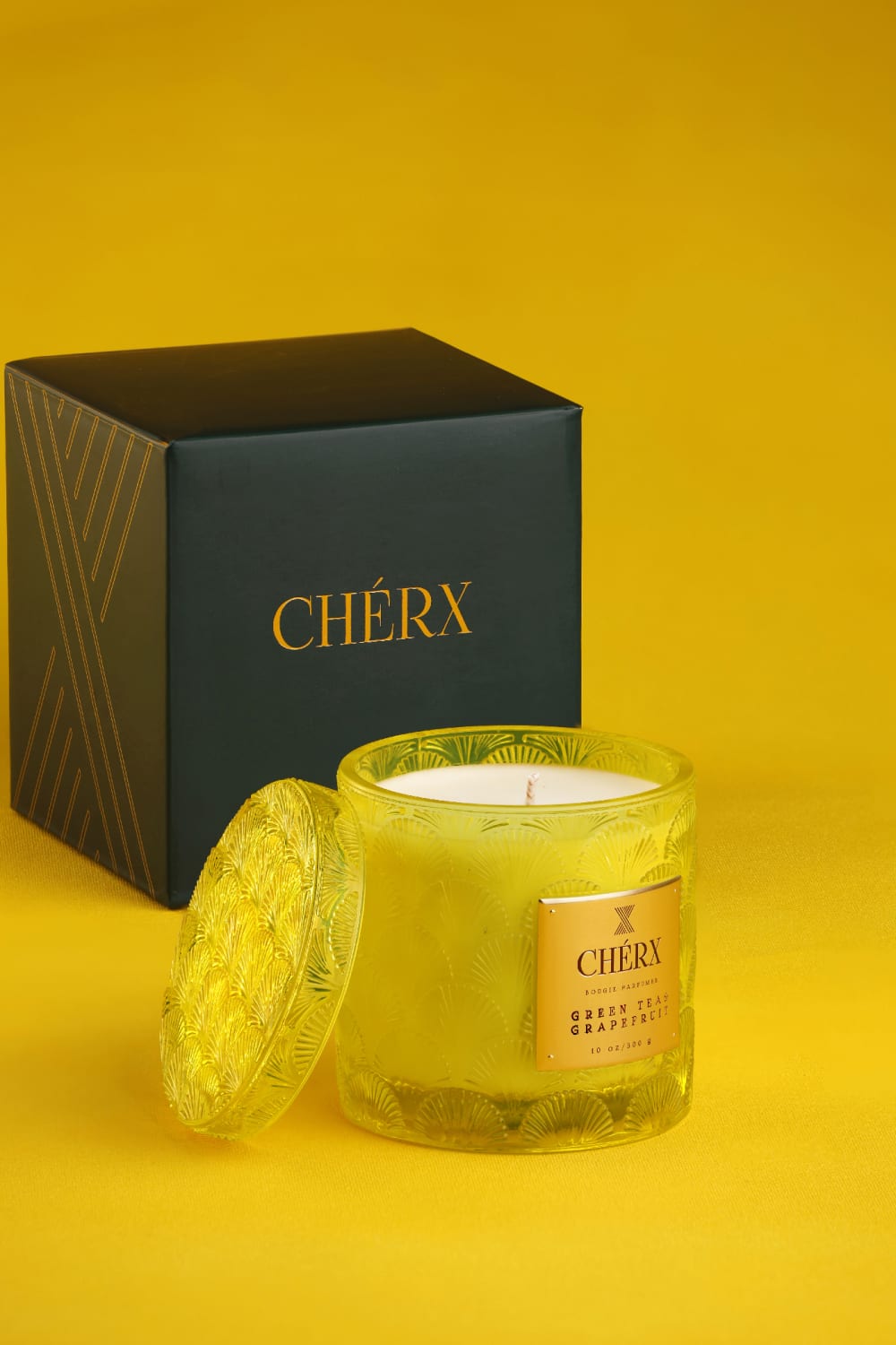 Chérx-Green Tea & Grapefruit Cam Kavanoz Mum-Mum-4-Milagron.com