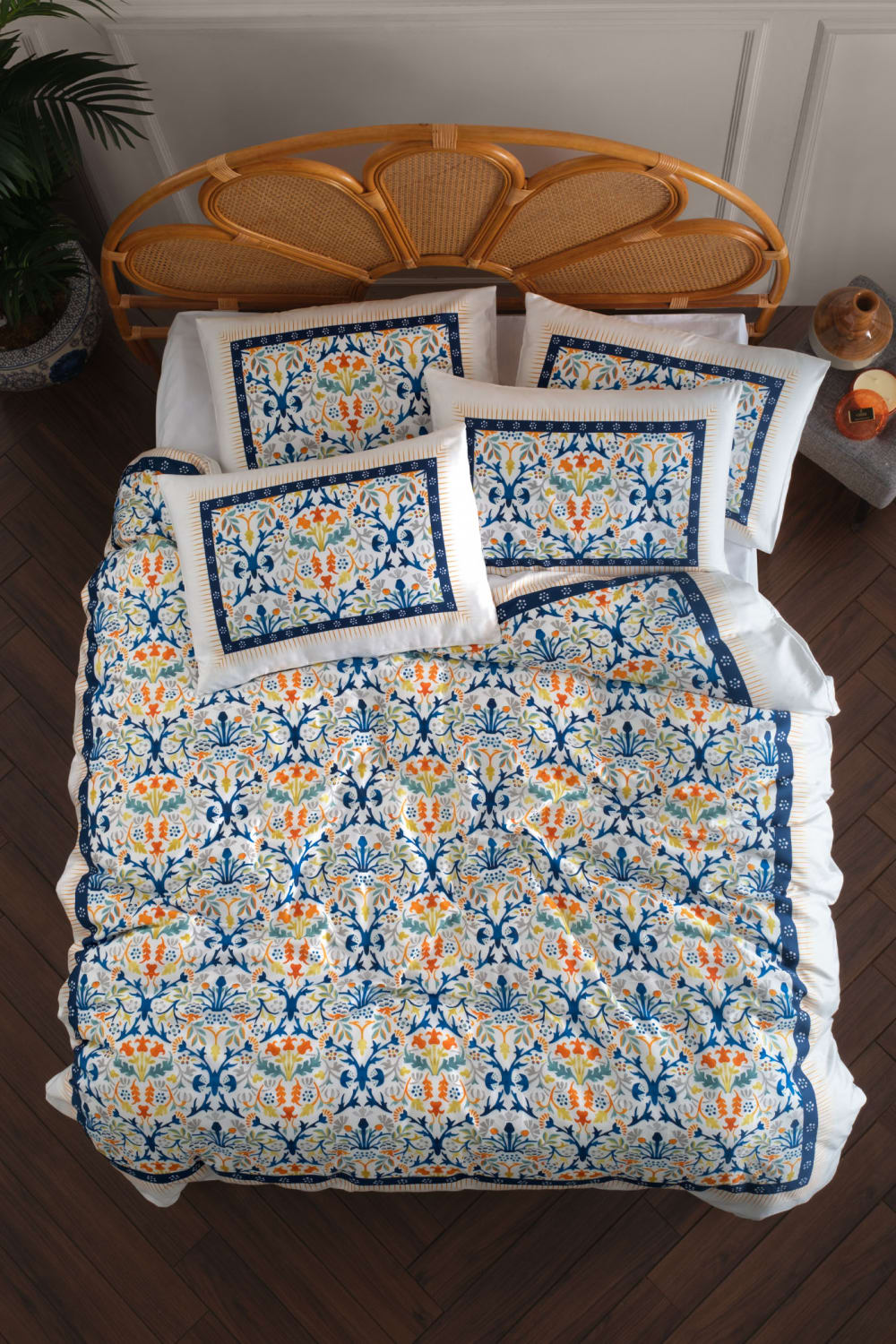 Chérx-Pamuk Saten Nevresim Takımı Mesopotami̇a-Nevresim Takımı-1-Milagron.com