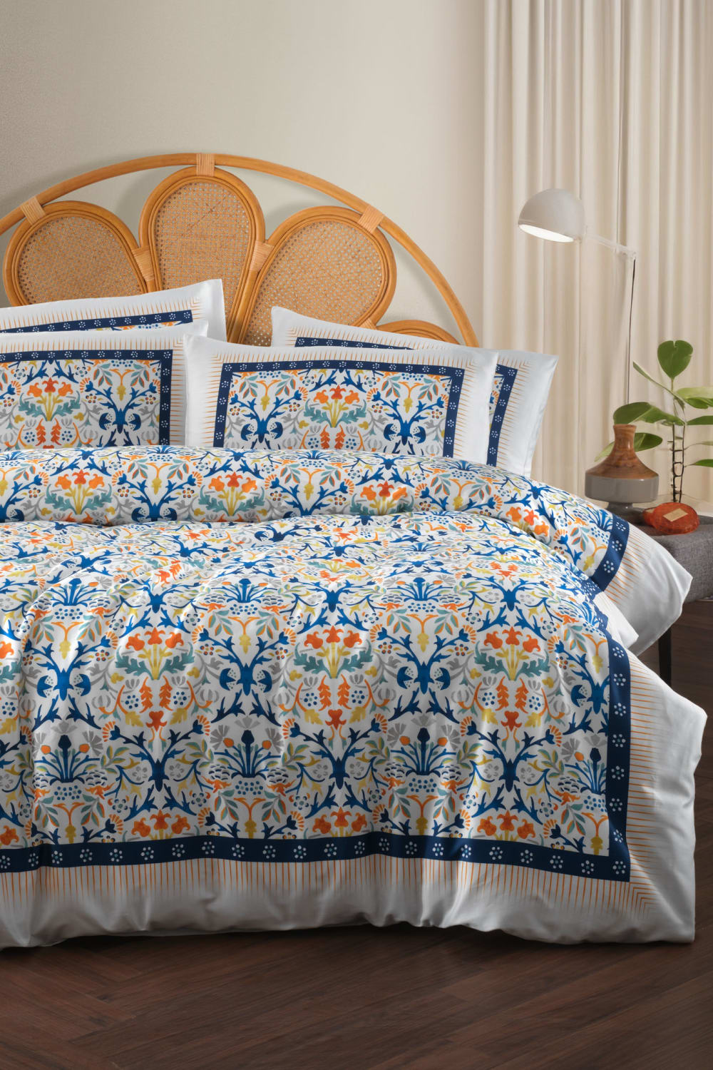 Chérx-Pamuk Saten Nevresim Takımı Mesopotami̇a-Nevresim Takımı-2-Milagron.com