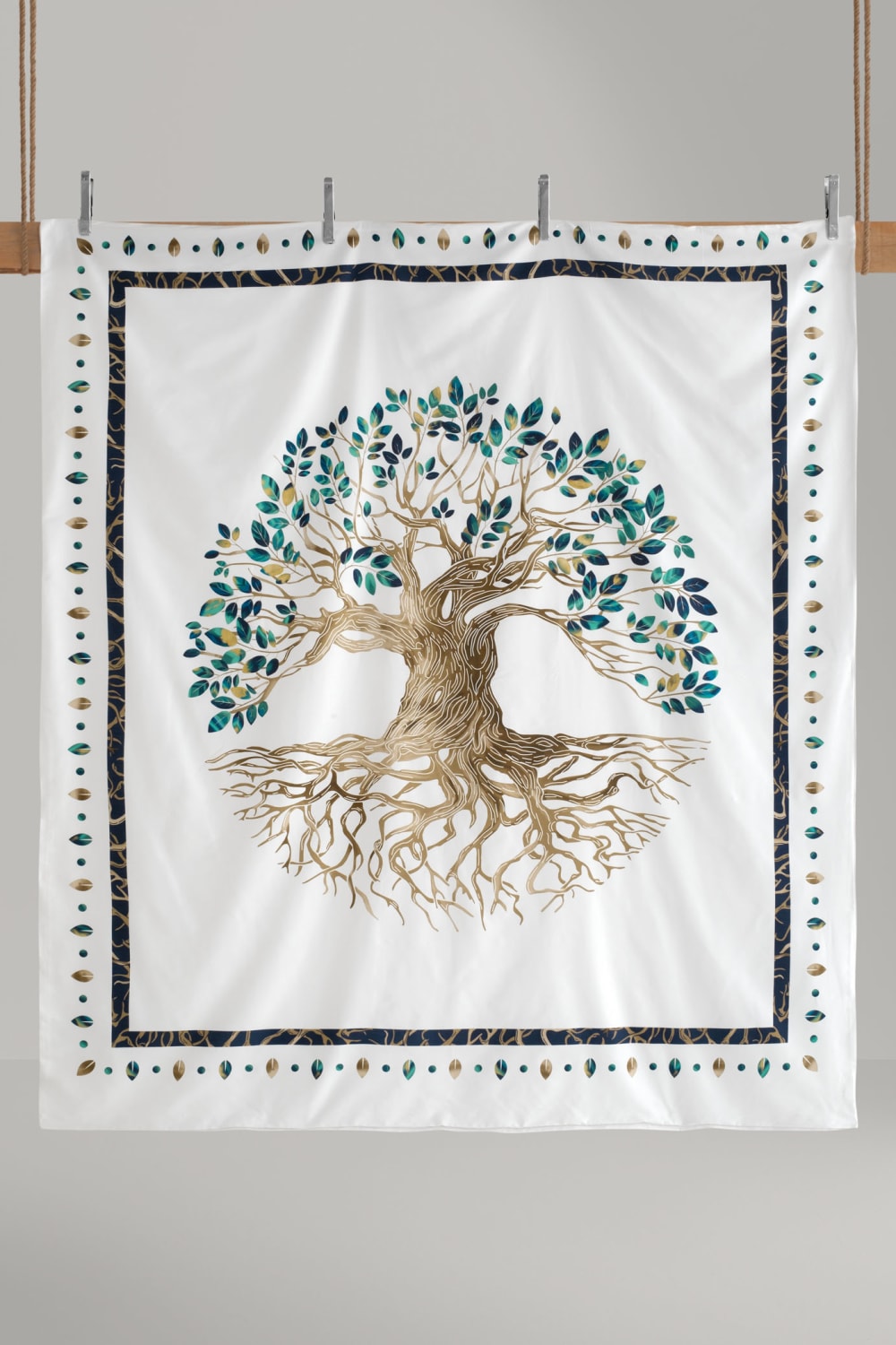 Chérx-Pamuk Saten Nevresim Takımı Yggdrasill-Nevresim Takımı-7-Milagron.com