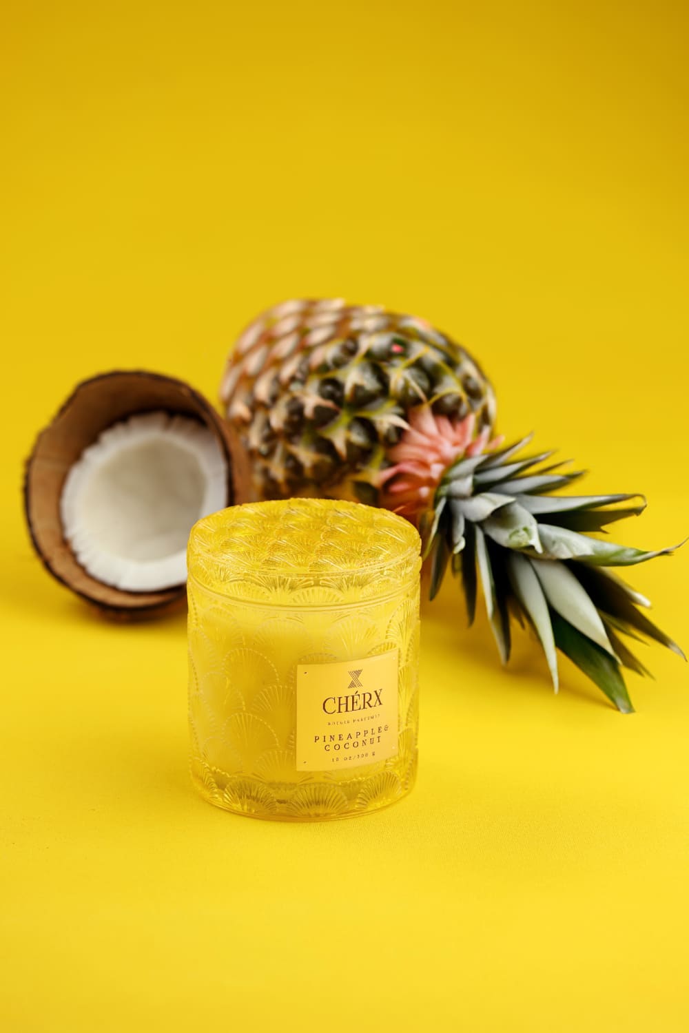 Chérx-Pineapple & Coconut Cam Kavanoz Mum-Mum-3-Milagron.com