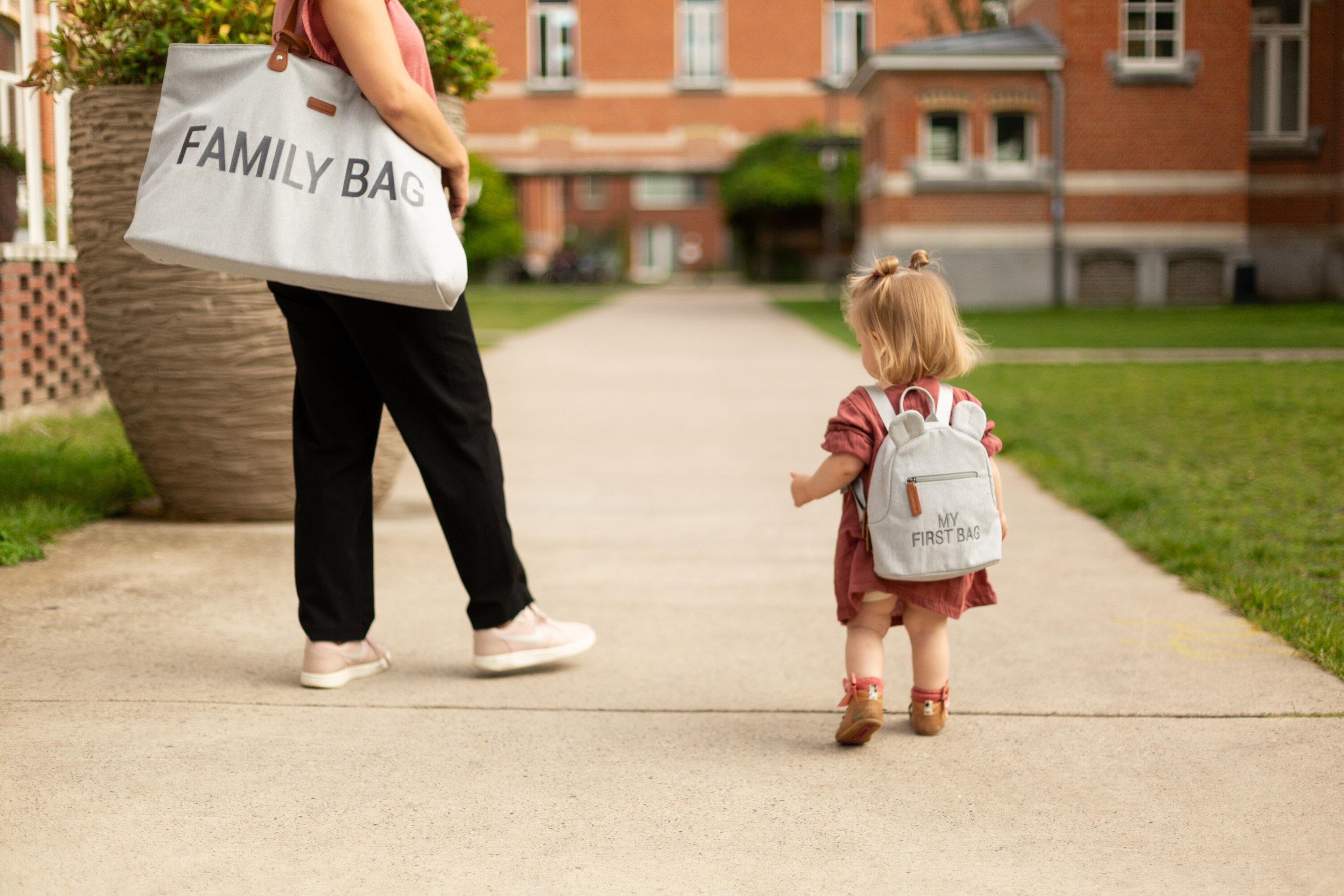FamiLy Bag Kanvas, Gri