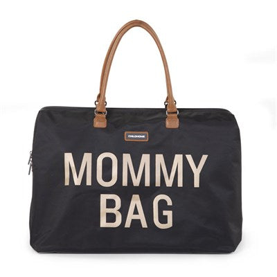 Mommy Bag, Anne Bebek Bakım Çantası, Siyah & Gold
