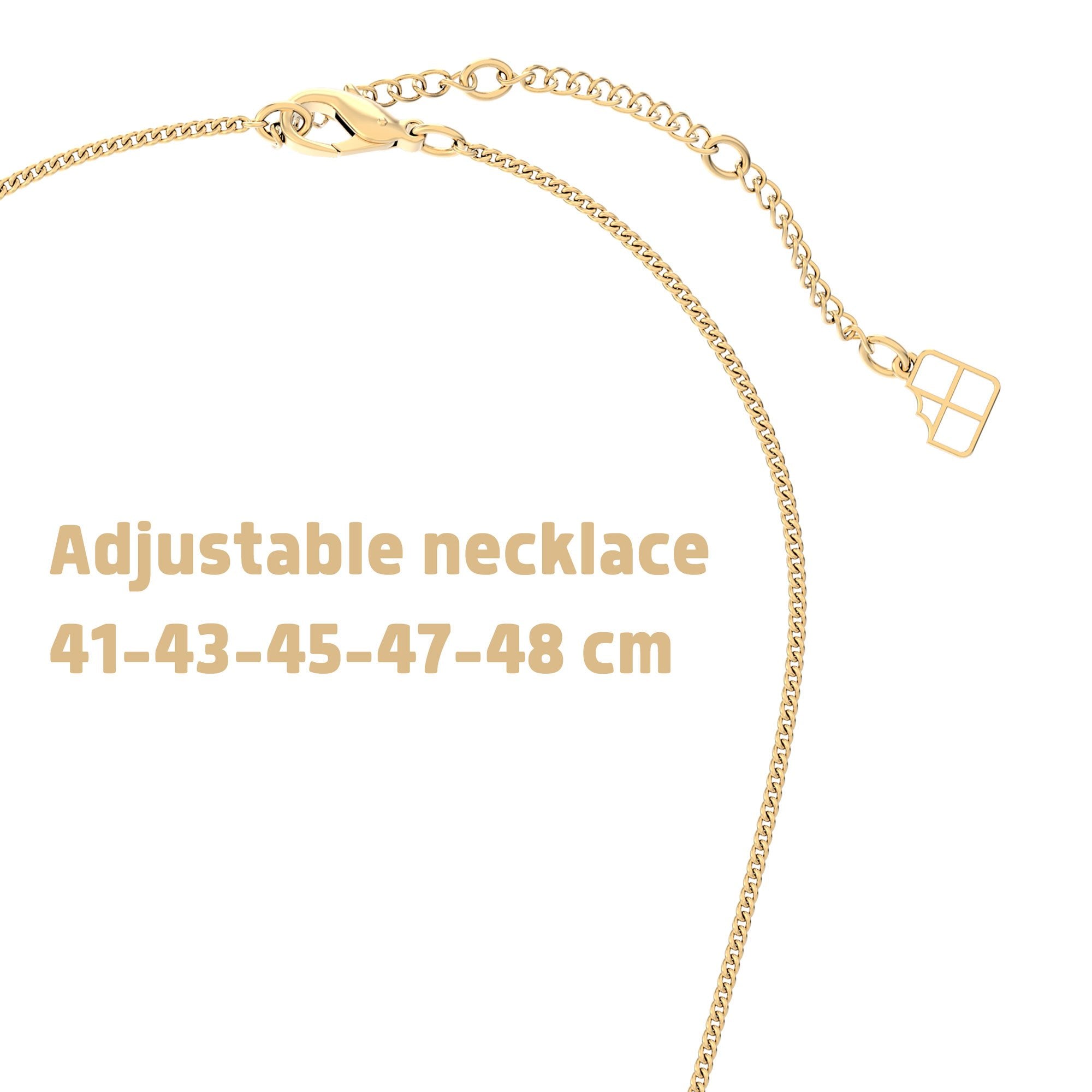 Chocli-18 Ayar Altın Kaplama Satürn Kolye-Kolye-11-Milagron.com