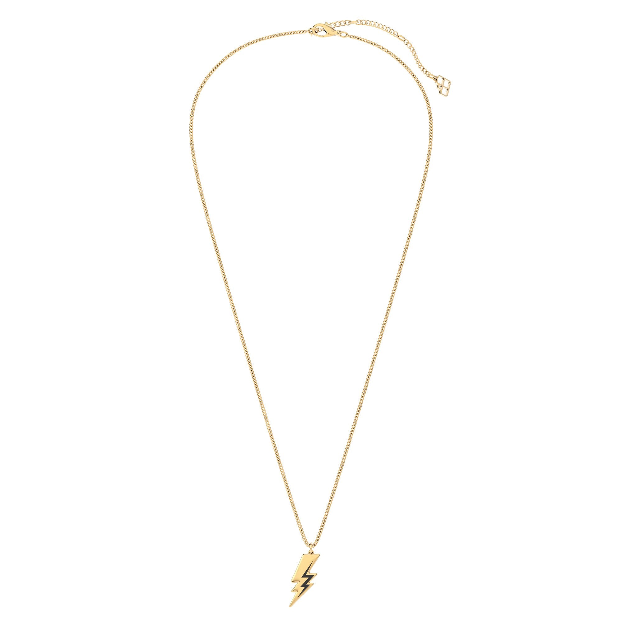 Chocli-18 Ayar Altın Kaplama şimşek Kolye-Kolye-3-Milagron.com