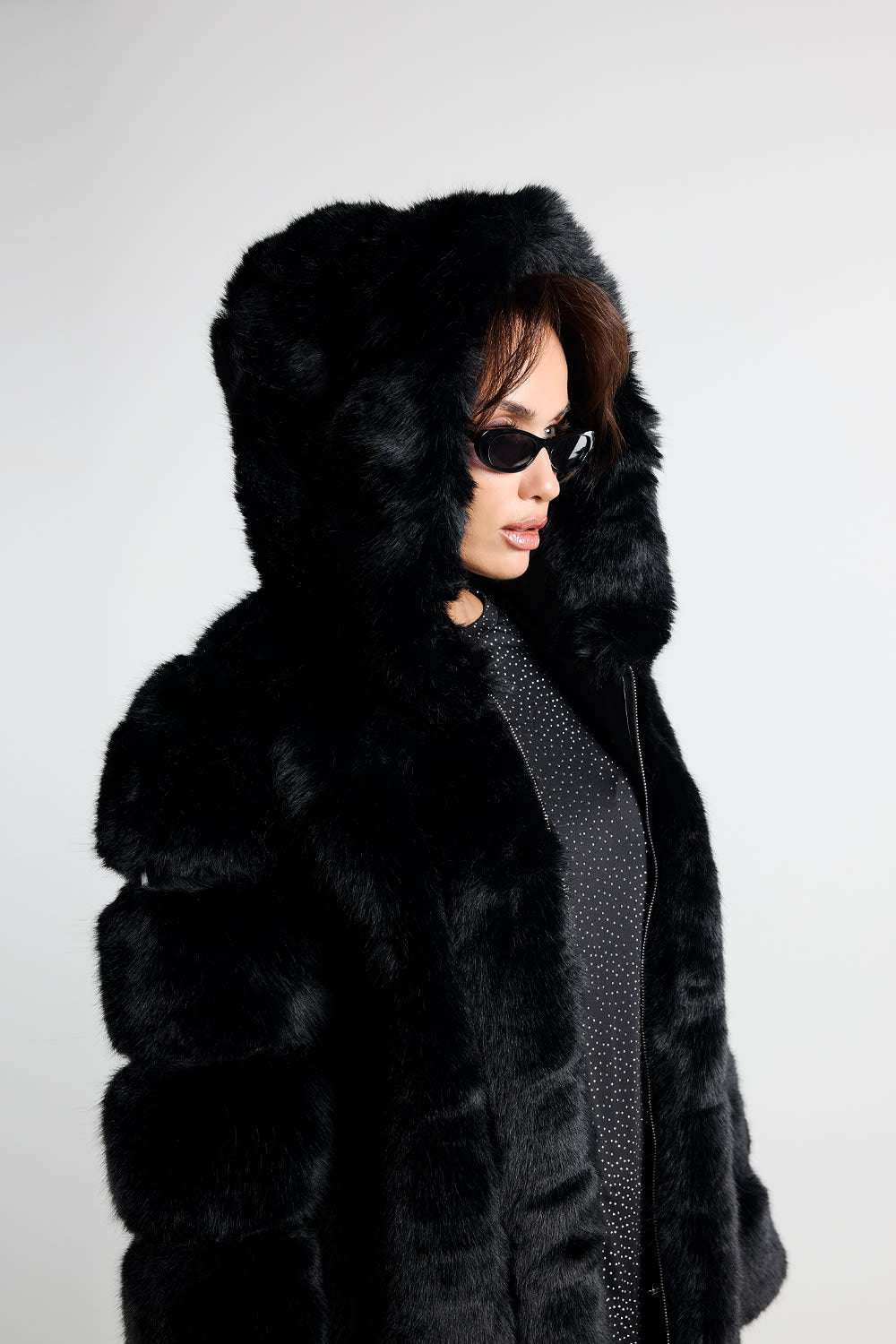 Christina's Storm-Black Super Soft Hooded Faux Fur-Mont-3-Milagron.com