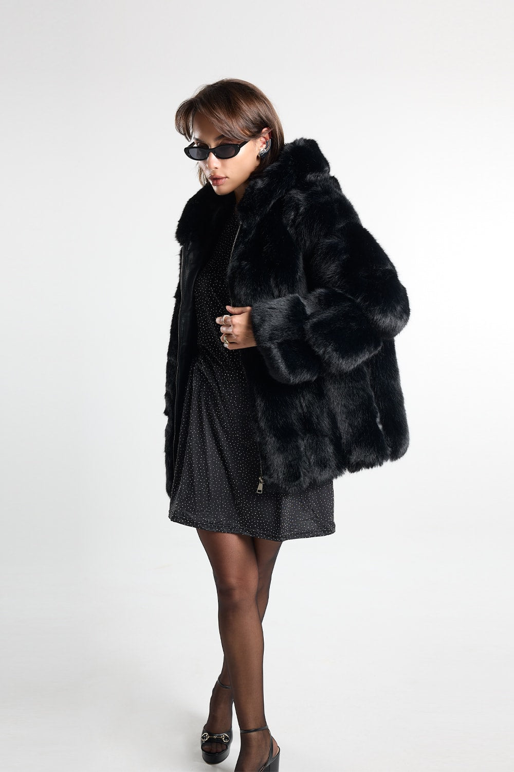 Christina's Storm-Black Super Soft Hooded Faux Fur-Mont-4-Milagron.com