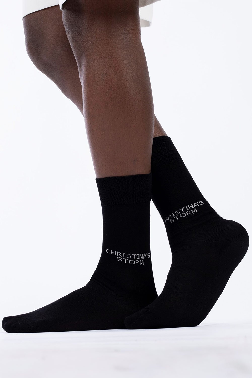 Christina's Storm-Comfy Cs Socks Black-Çorap-1-Milagron.com