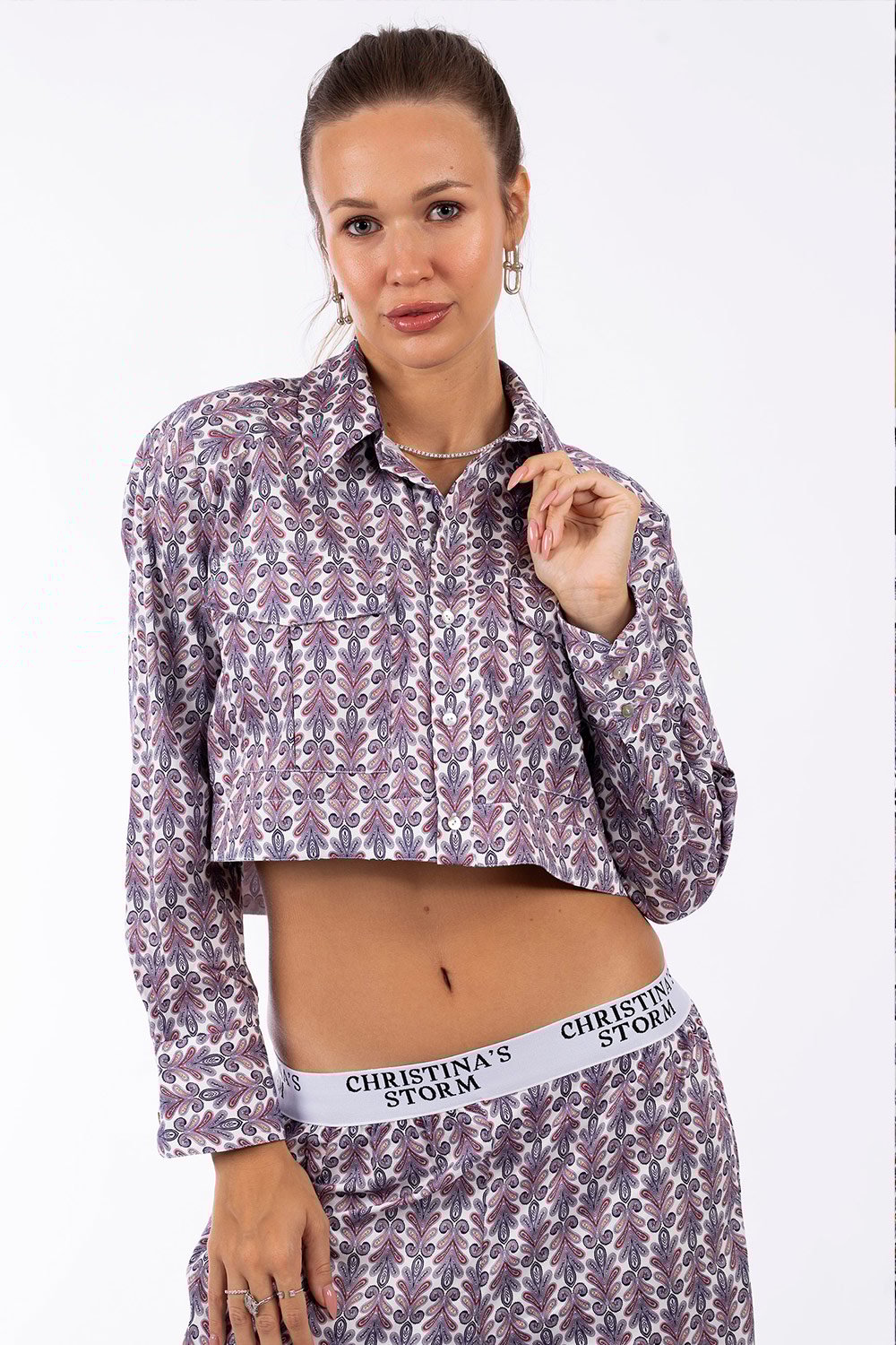 Christina's Storm-Comfy Goddess Crop Set-Alt - Üst Takım-4-Milagron.com