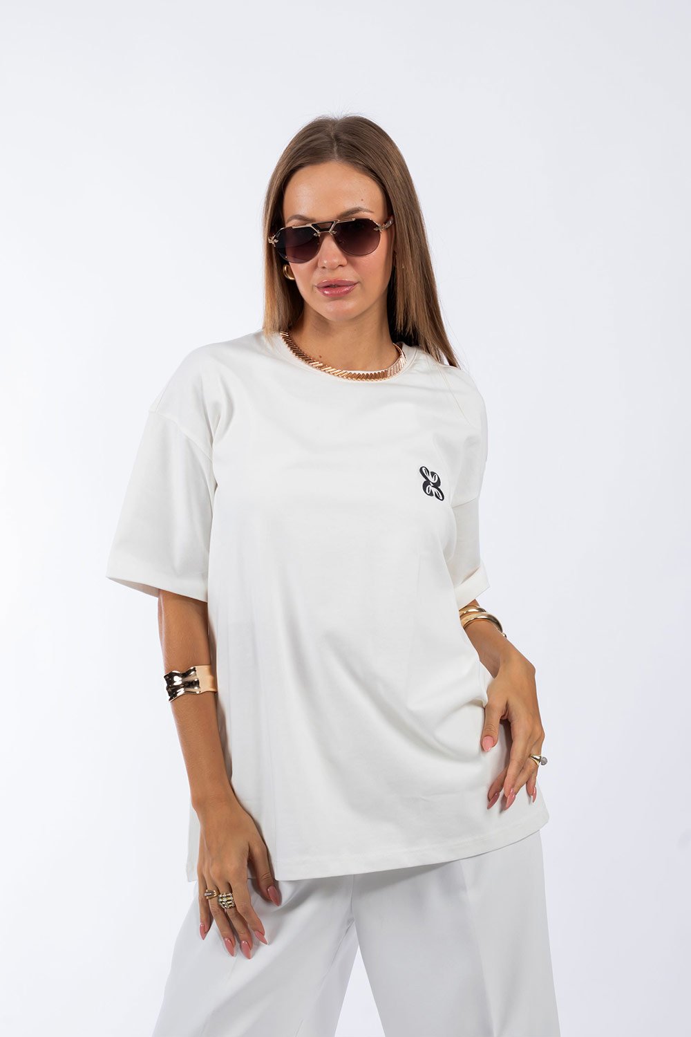 Christina's Storm-Cream Emblem T-shirt-T-Shirts-1-Milagron.com