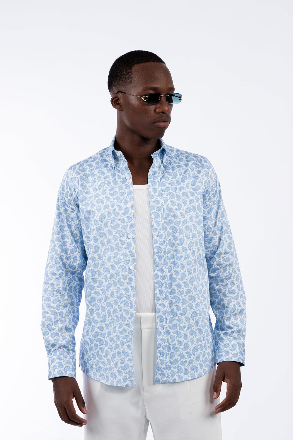 Christina's Storm-Dont Kill My Vibe Shirt Baby Blue-Gömlek-3-Milagron.com