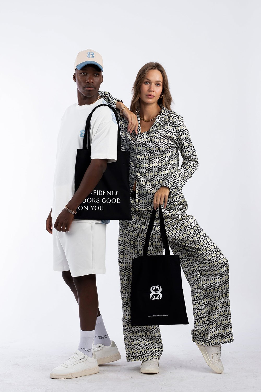 Christina's Storm-Emblem Printed Tote Bag-Sırt Çantası-1-Milagron.com