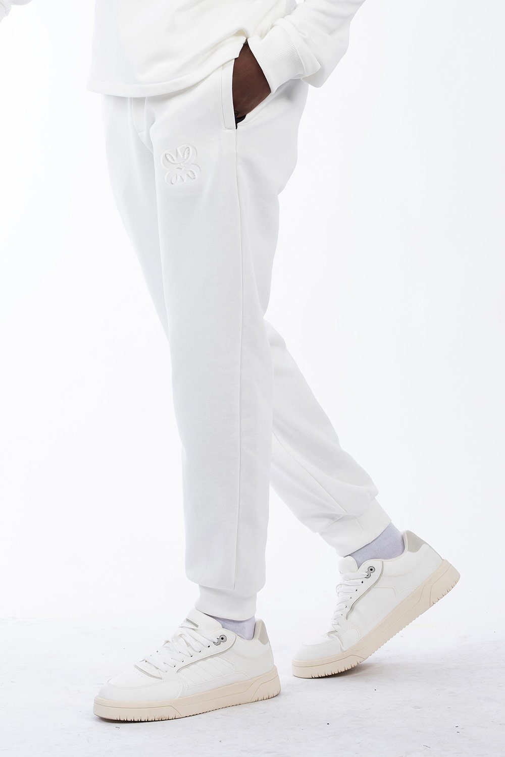 Christina's Storm-Just Wanna Rock Cream Sweatpants-Eşofman-1-Milagron.com
