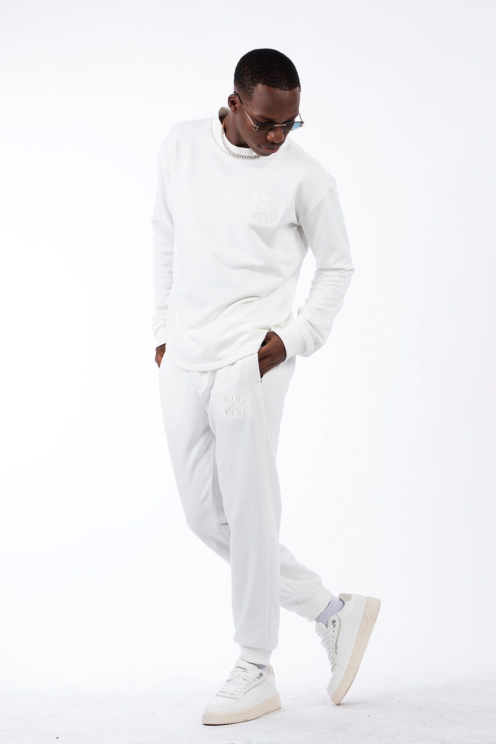 Christina's Storm-Just Wanna Rock Cream Sweatpants-Eşofman-2-Milagron.com