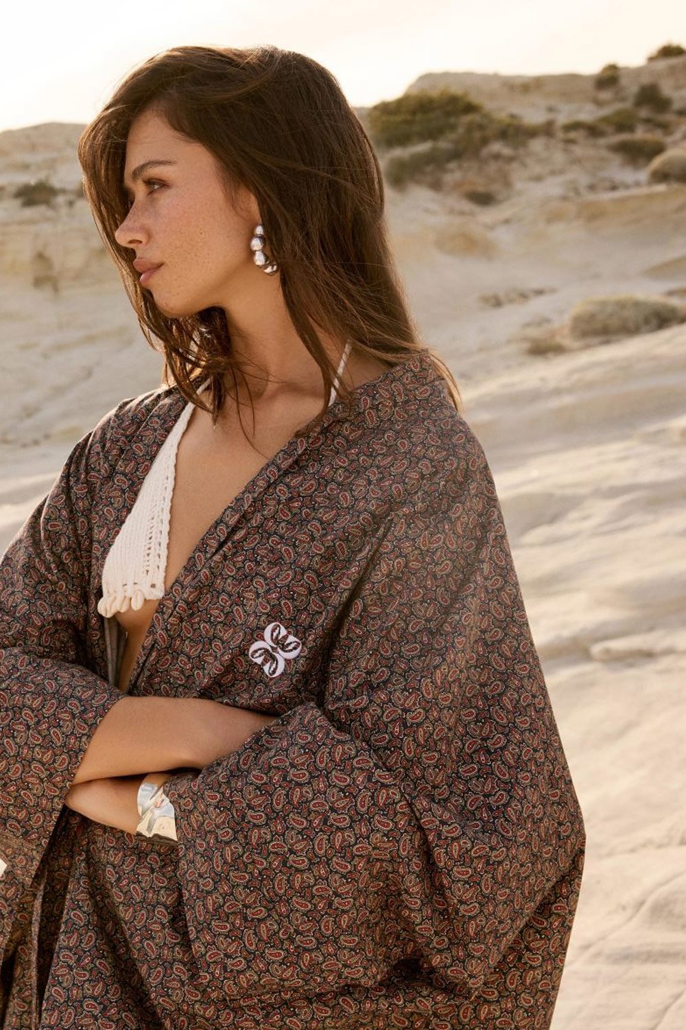 Christina's Storm-Navy Paisley Limited Edition Kimono-Kimono-1-Milagron.com