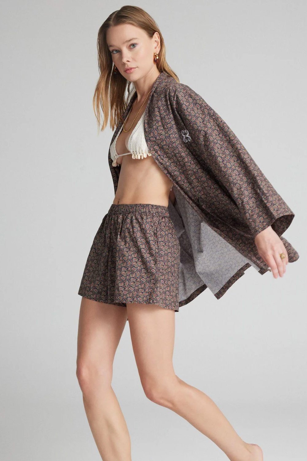 Christina's Storm-Navy Paisley Limited Edition Kimono-Kimono-2-Milagron.com