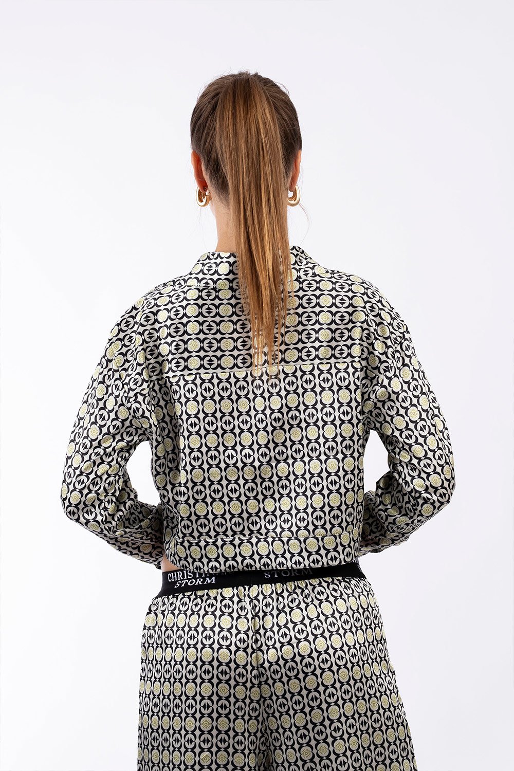 Christina's Storm-Stylish Goddess Crop Shirt-Gömlek-2-Milagron.com