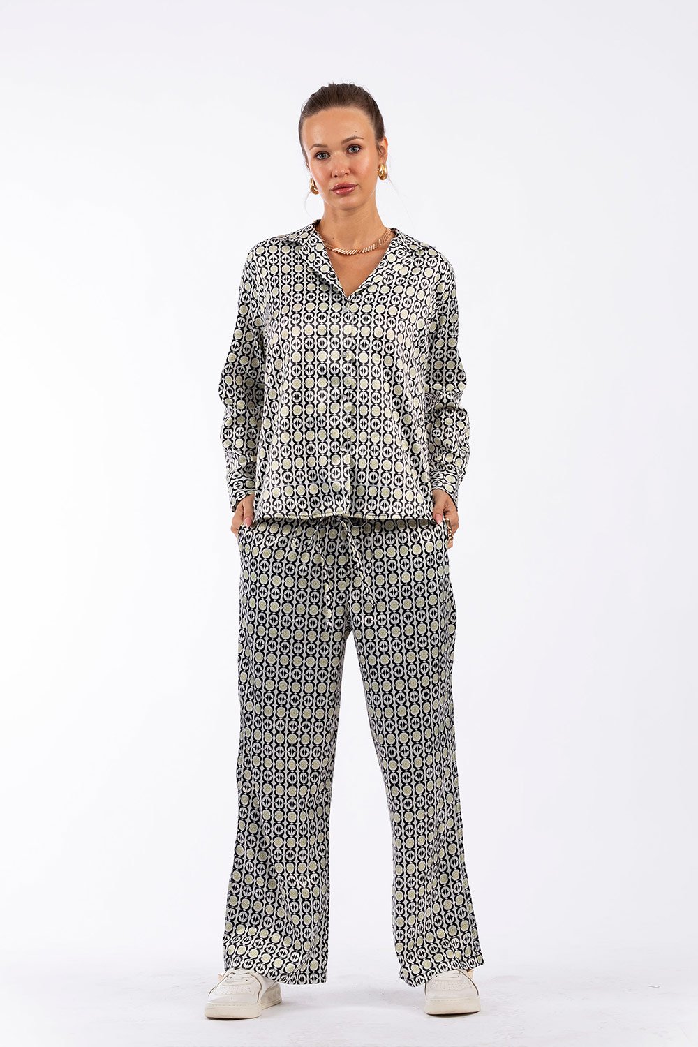 Christina's Storm-Stylish Goddess Long Set-Alt - Üst Takım-1-Milagron.com