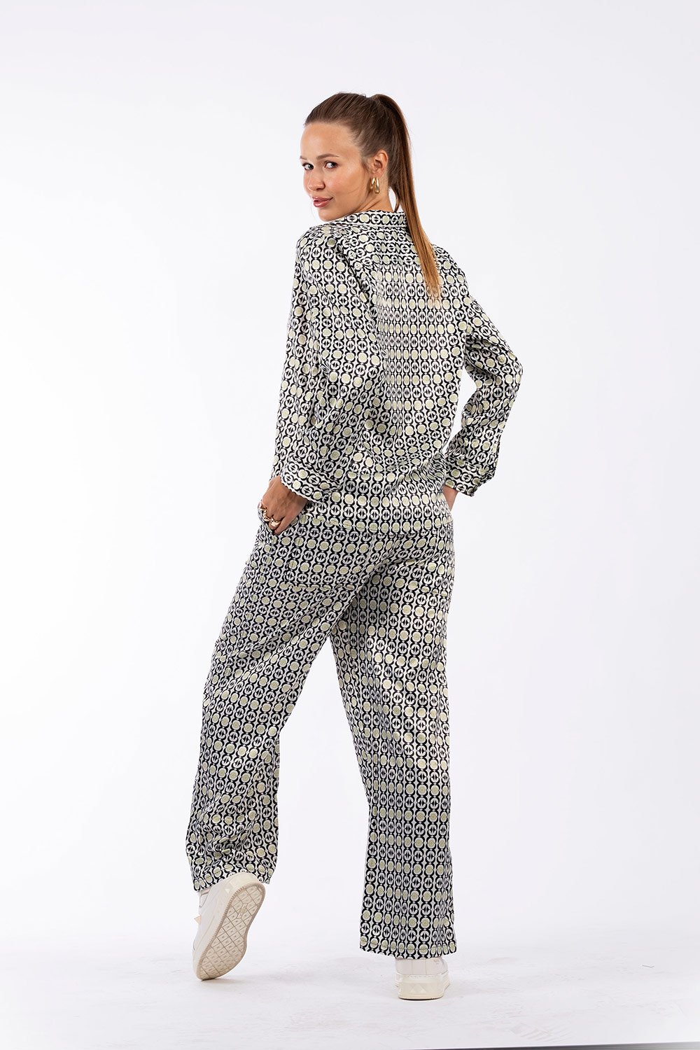 Christina's Storm-Stylish Goddess Long Set-Alt - Üst Takım-2-Milagron.com