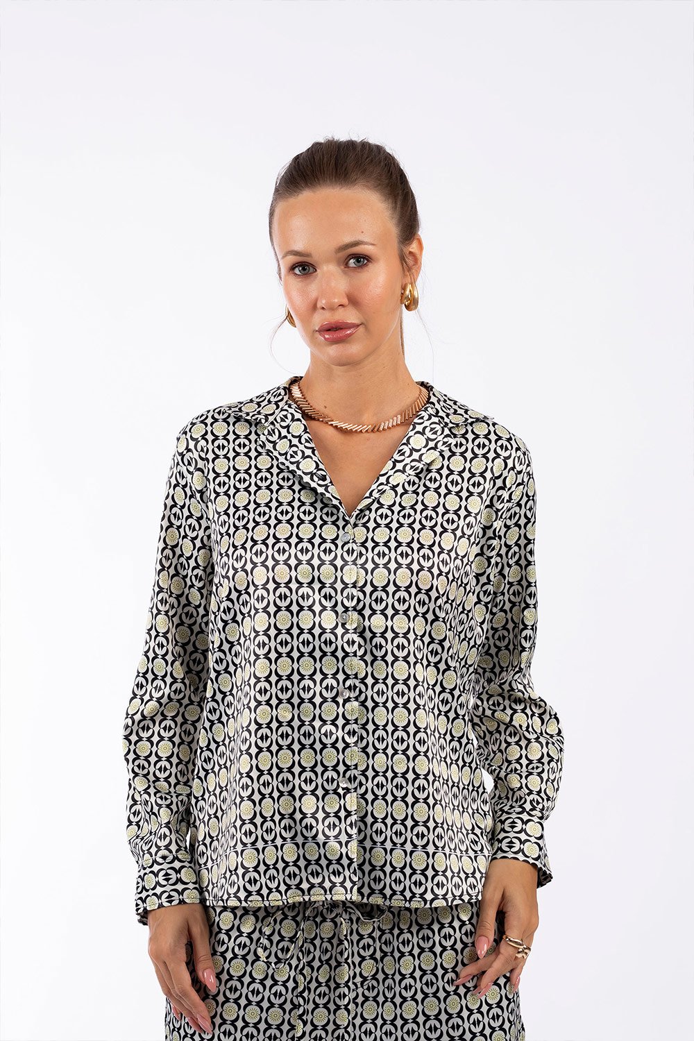 Christina's Storm-Stylish Goddess Long Shirt-Gömlek-1-Milagron.com