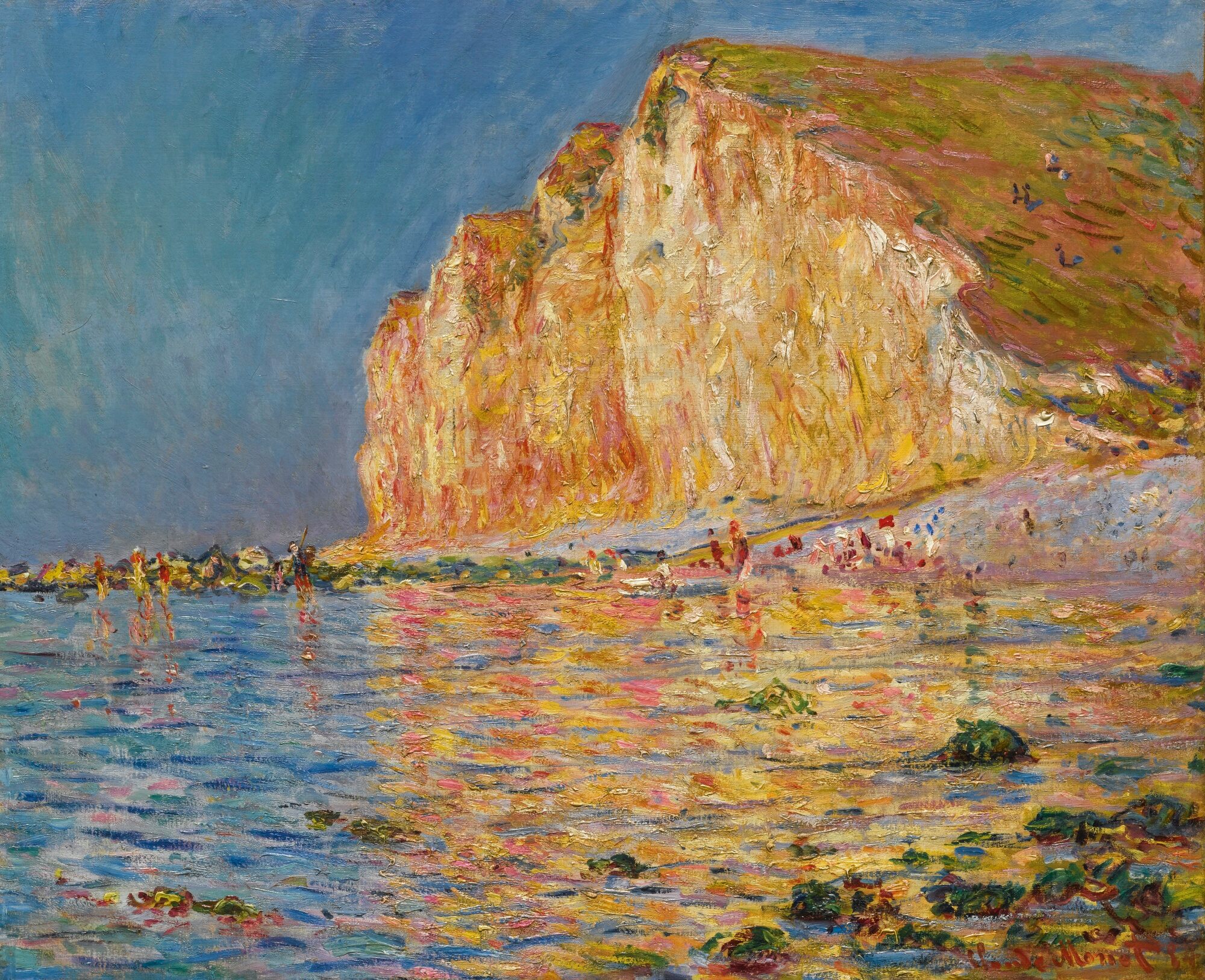 Claude Monet - Petites-Dalles'Da Alçak Gelgit