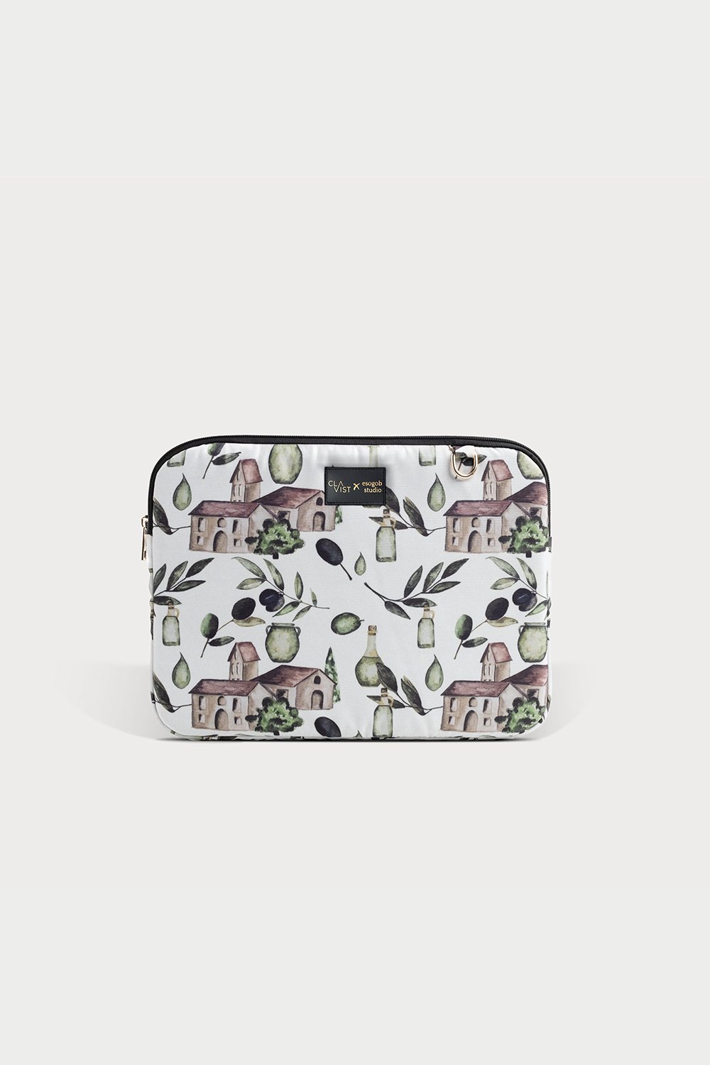 Clavist-Aegean Laptop Case 13"&14"- Zeytin Desenli Laptop & Macbook & Ipad Kılıfı-Laptop & Evrak Çantası-1-Milagron.com