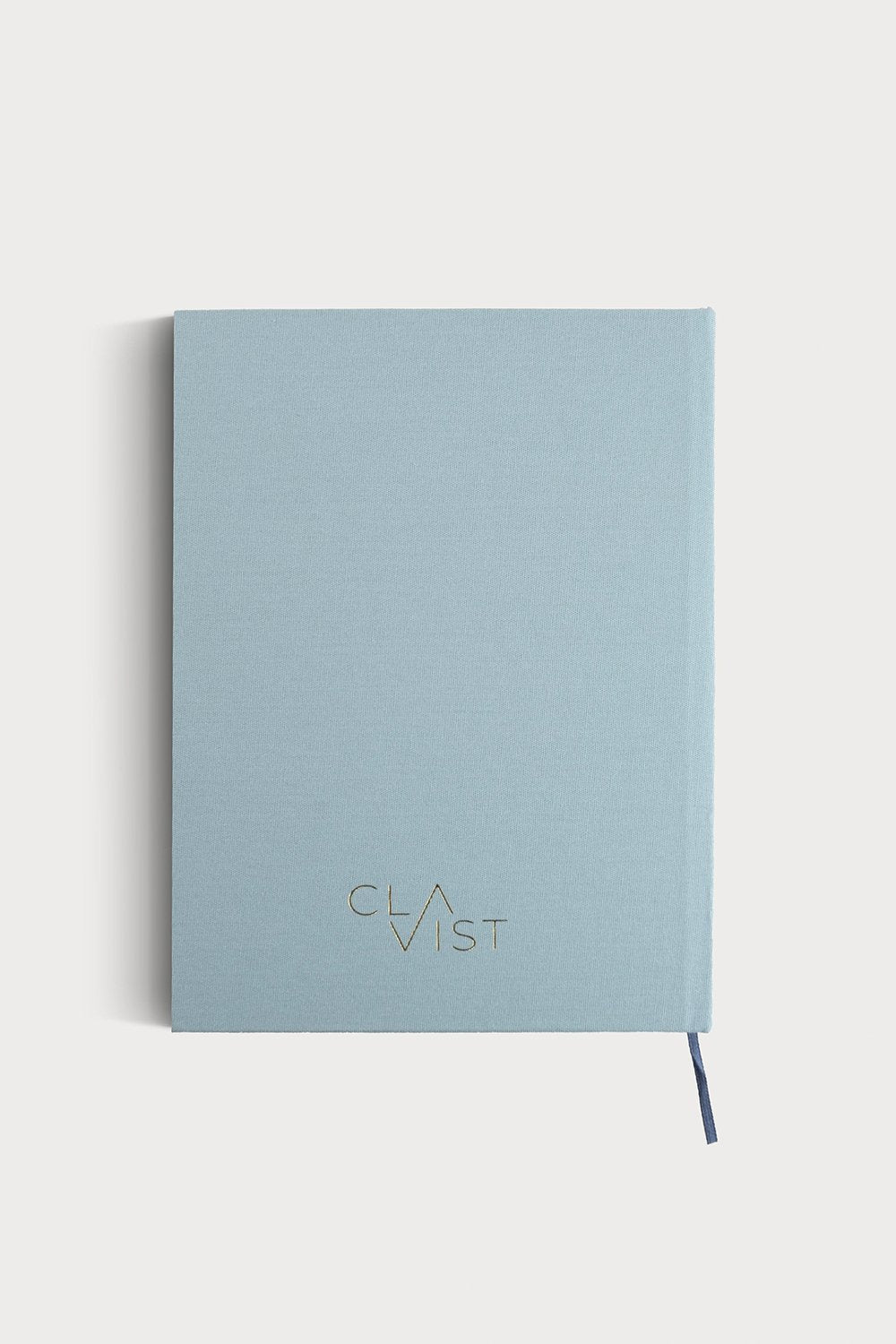 Clavist-Journal - A5 Açık Mavi Keten Cilt Bezli Çizgisiz Düz Defter-Ajanda-2-Milagron.com