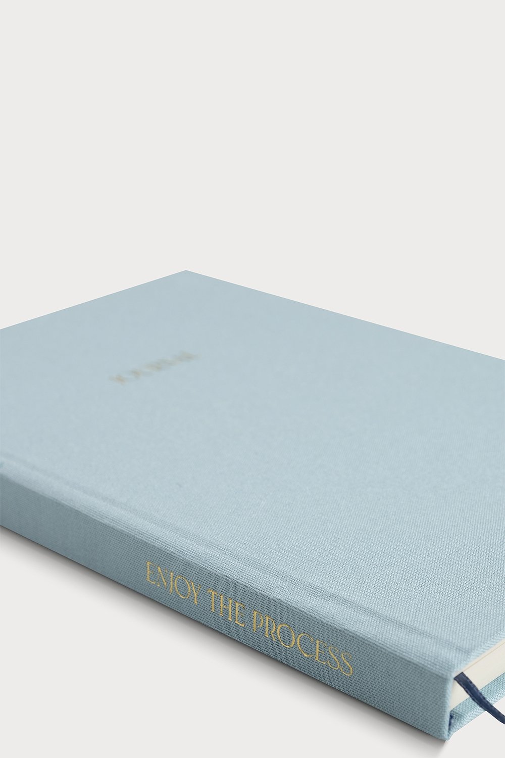 Clavist-Journal - A5 Açık Mavi Keten Cilt Bezli Çizgisiz Düz Defter-Ajanda-3-Milagron.com