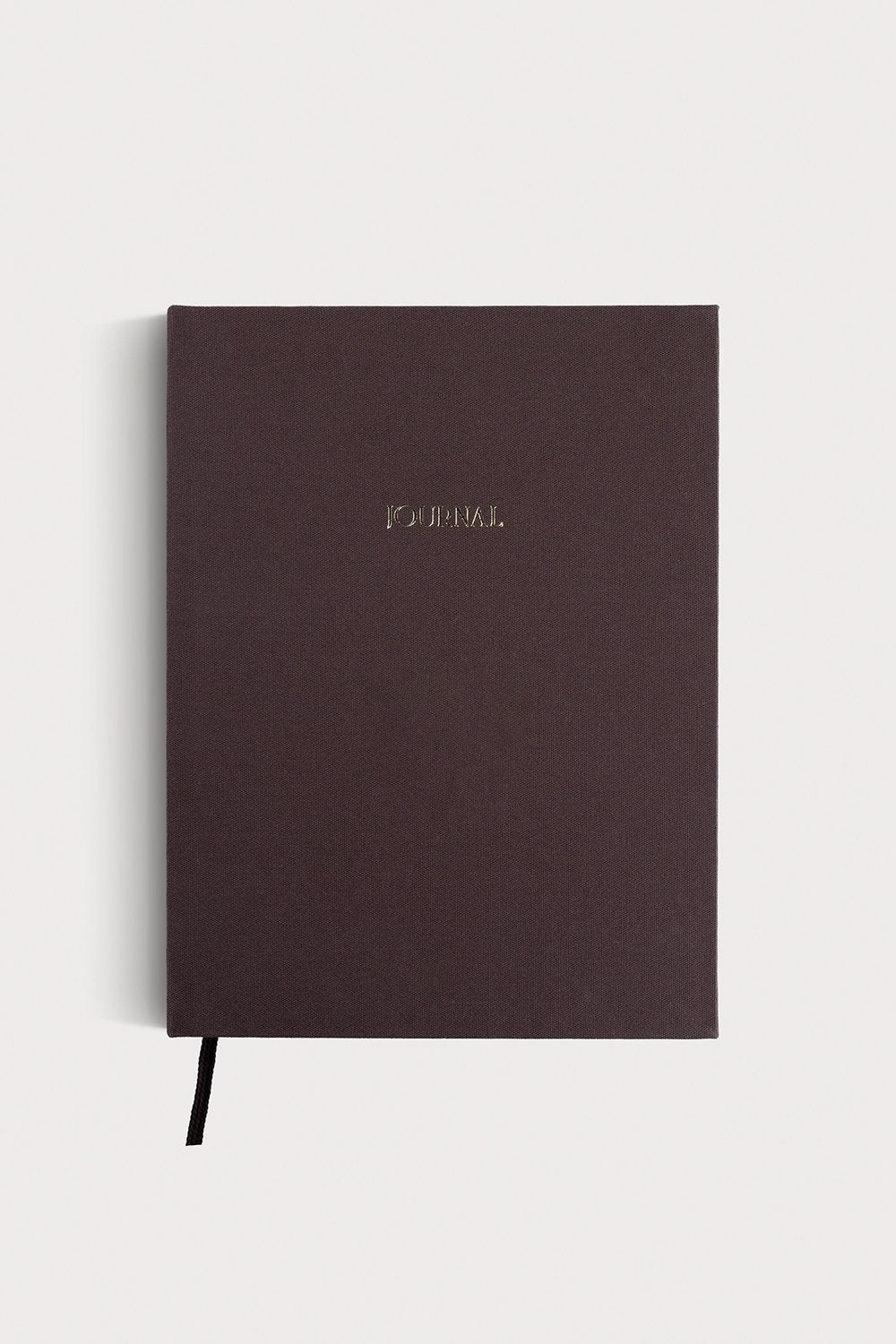 Clavist-Journal - A5 Kahverengi Keten Cilt Bezli Çizgisiz Düz Defter-Ajanda-1-Milagron.com