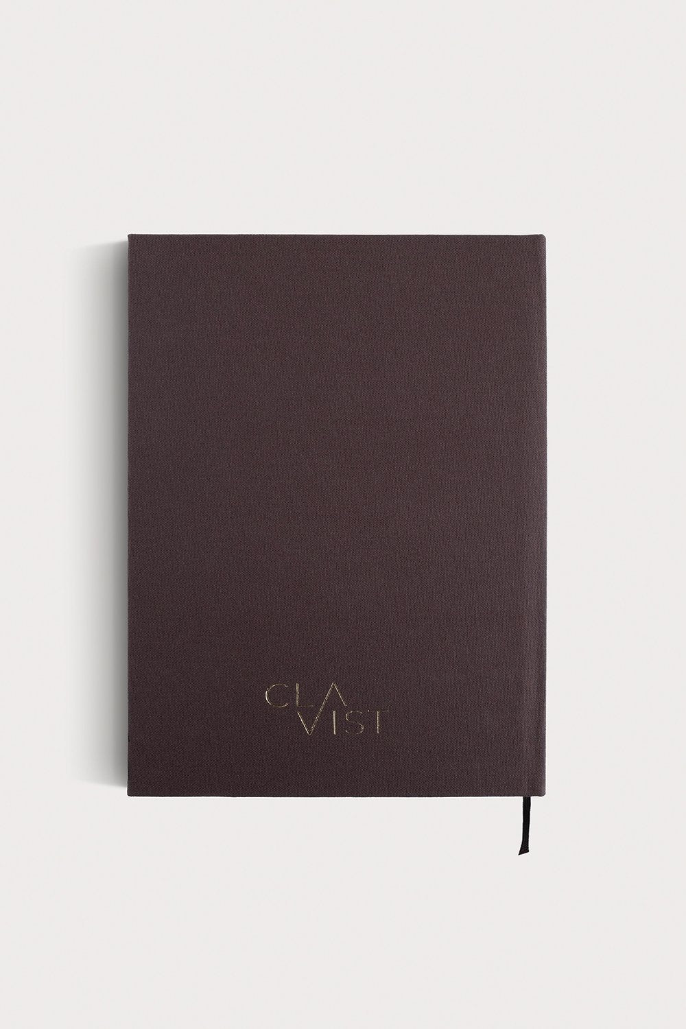 Clavist-Journal - A5 Kahverengi Keten Cilt Bezli Çizgisiz Düz Defter-Ajanda-2-Milagron.com