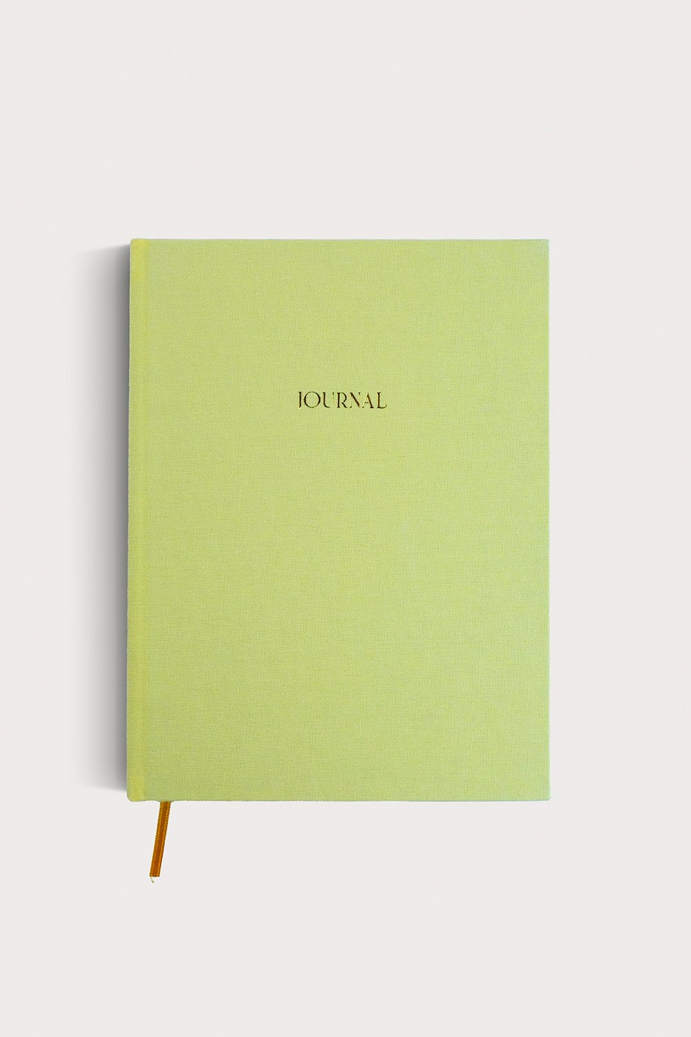 Clavist-Journal - A5 Limon Sarısı Keten Cilt Bezli Çizgisiz Düz Defter-Ajanda-1-Milagron.com