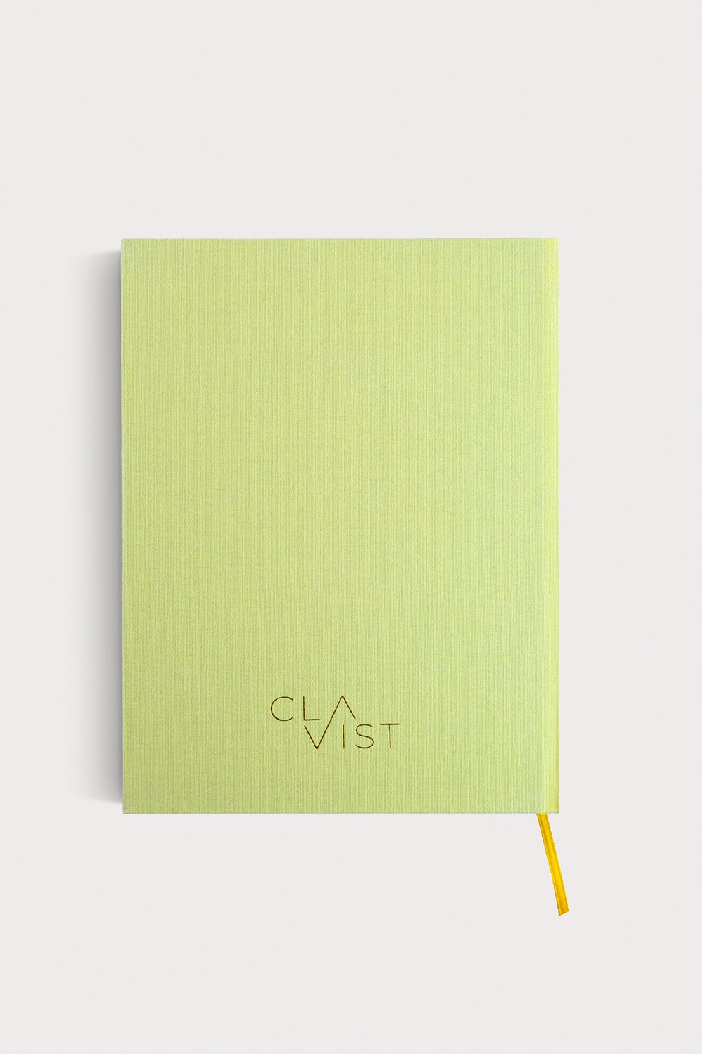 Clavist-Journal - A5 Limon Sarısı Keten Cilt Bezli Çizgisiz Düz Defter-Ajanda-2-Milagron.com