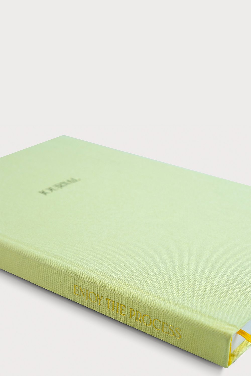 Clavist-Journal - A5 Limon Sarısı Keten Cilt Bezli Çizgisiz Düz Defter-Ajanda-3-Milagron.com