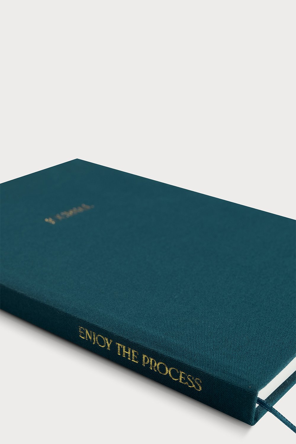 Clavist-Journal - A5 Petrol Keten Cilt Bezli Çizgisiz Düz Defter-Ajanda-3-Milagron.com