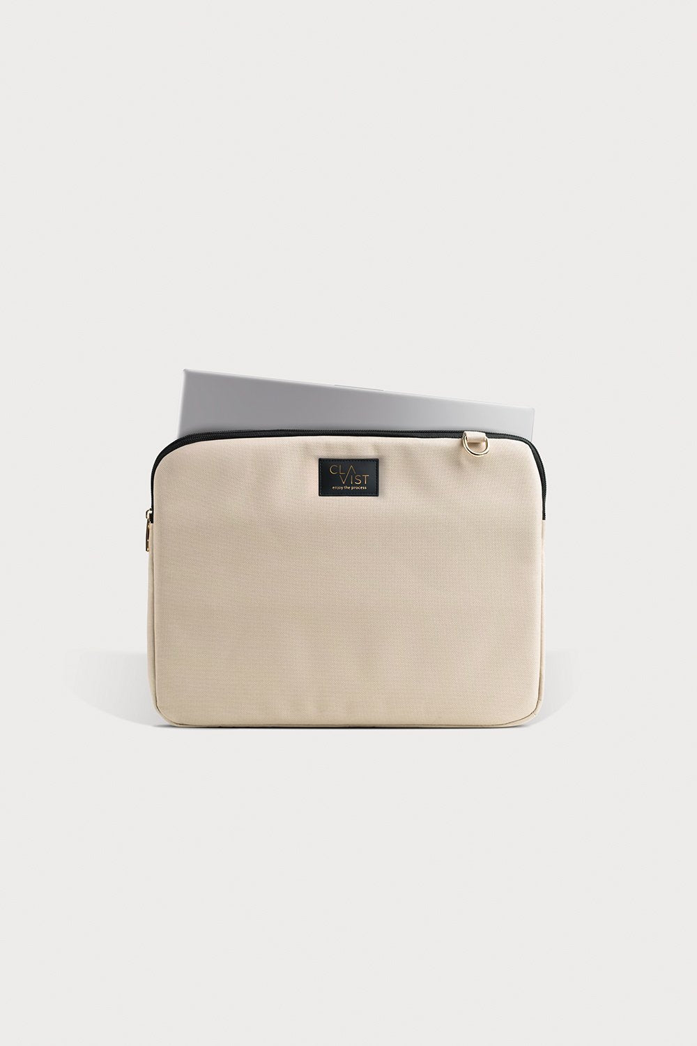 Clavist-Krem Rengi 13"&14" Laptop & Macbook & Ipad Kılıfı-Laptop & Evrak Çantası-4-Milagron.com