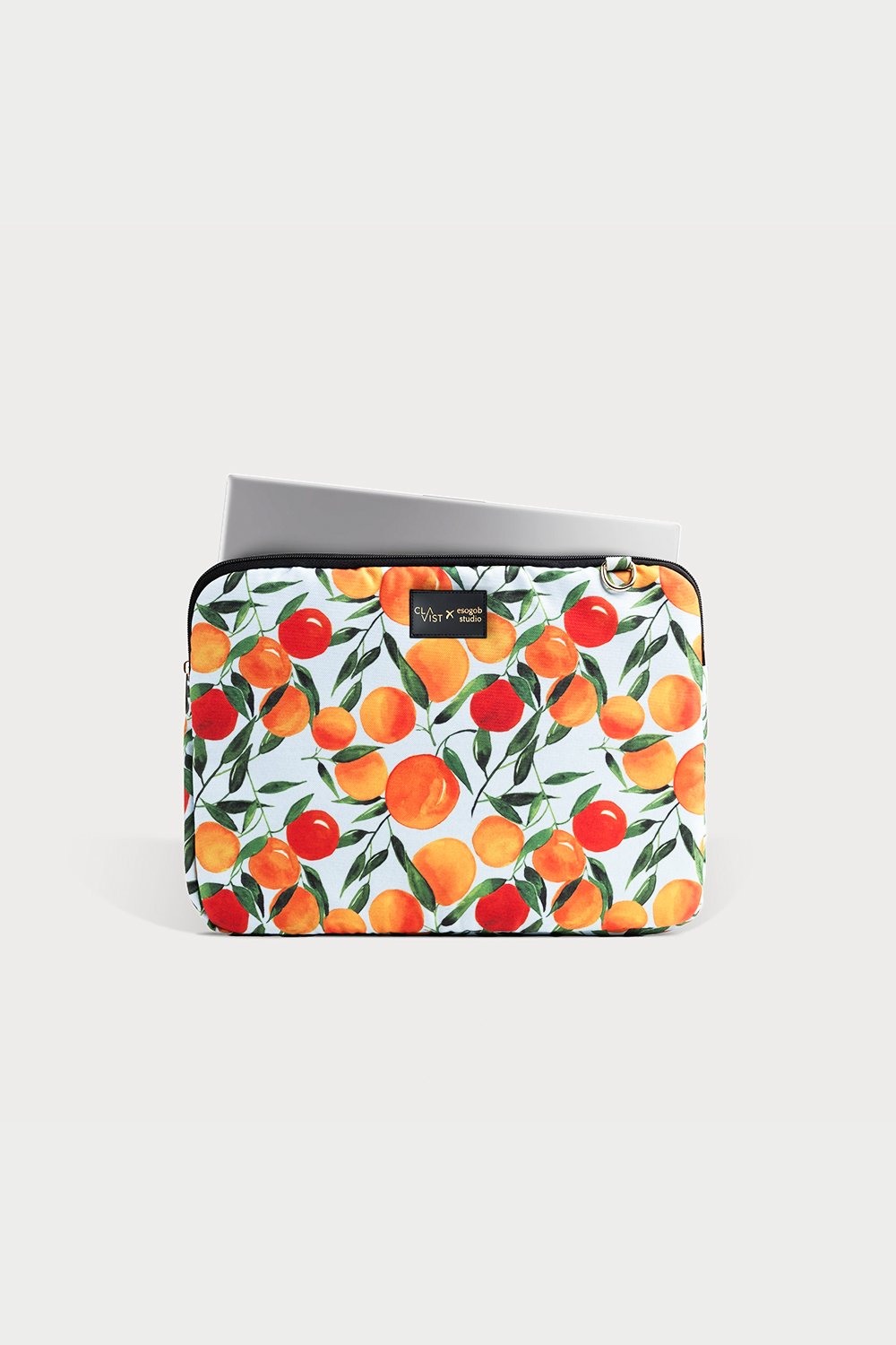 Clavist-Zest Laptop Case 13"&14"- Portakal Desenli Laptop & Macbook & Ipad Kılıfı-Laptop & Evrak Çantası-4-Milagron.com