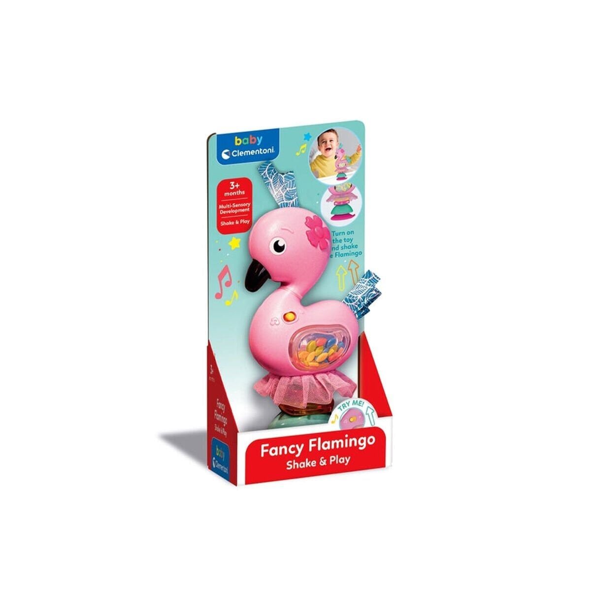 17492 Baby Clementoni - İNteraktif Flamingo Oyuncak