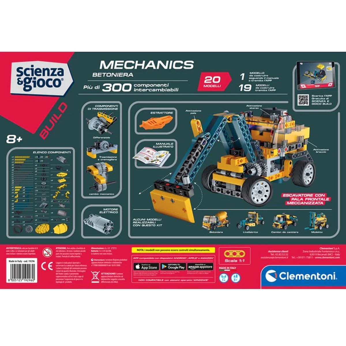 Clementoni-Mekanik Laboratuvarı İnşaat Kamyonu +9 Yaş-Oyuncak Araçlar ve Setleri-5-Milagron.com