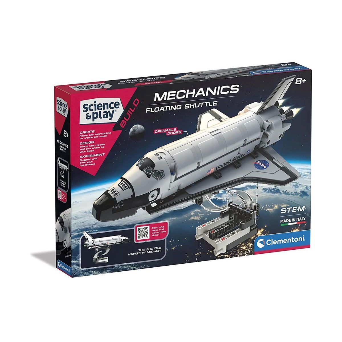 Clementoni-Mekanik Laboratuvarı Nasa Uzay Mekiği +8 Yaş-Oyuncak Araçlar ve Setleri-1-Milagron.com