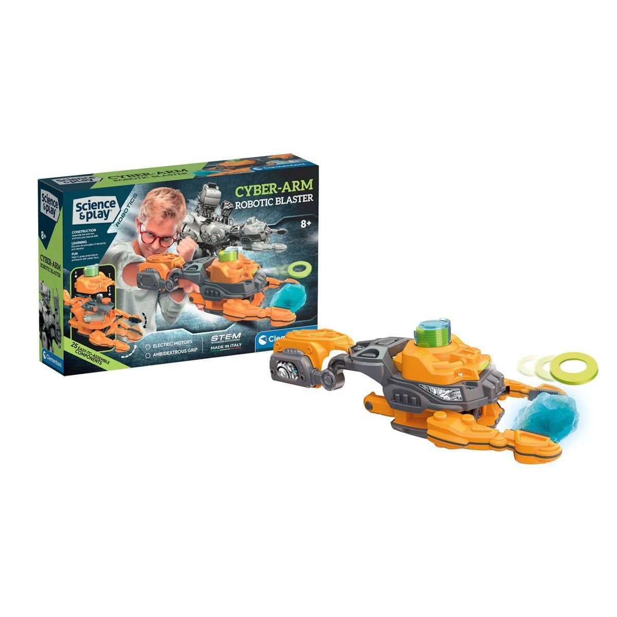 Clementoni-Robotik Laboratuvarı Siber Robot Kol +8 Yaş-Oyun Setleri-1-Milagron.com