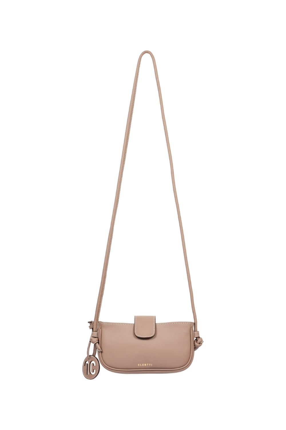 Clentti-Aena Beige / Deri Telefonluk Ve Kartvisitlik Çanta-Telefon Çantası-1-Milagron.com