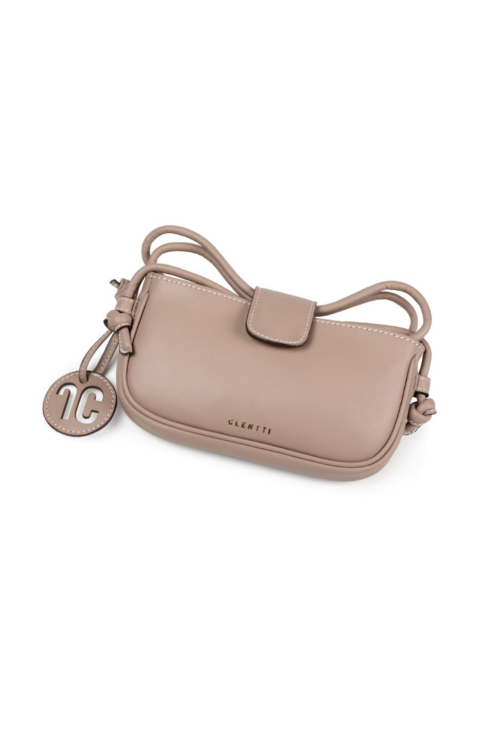 Clentti-Aena Beige / Deri Telefonluk Ve Kartvisitlik Çanta-Telefon Çantası-2-Milagron.com