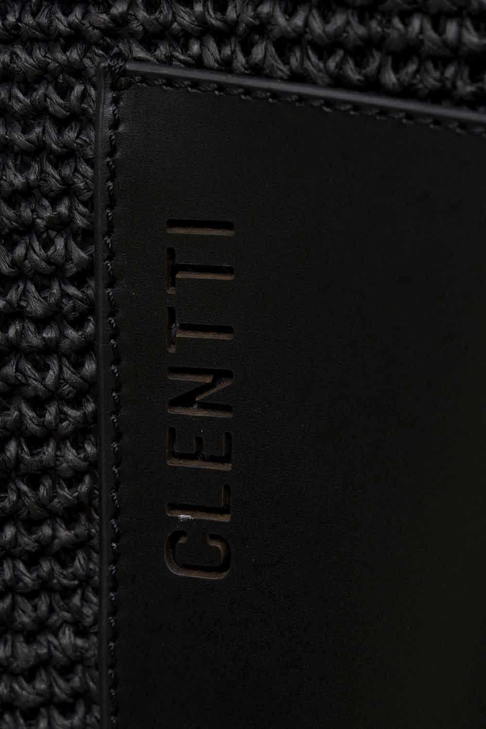 Clentti-Bucket Bag Black-Omuz Çantası-4-Milagron.com