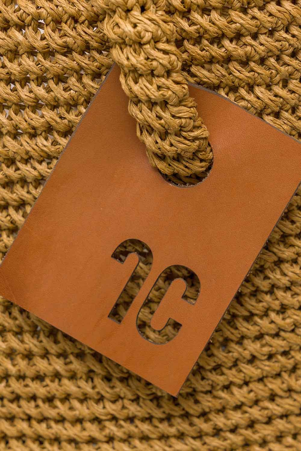 Clentti-Malt Bag Tan / Taba Hasır Çanta Yazlık-Omuz Çantası-3-Milagron.com