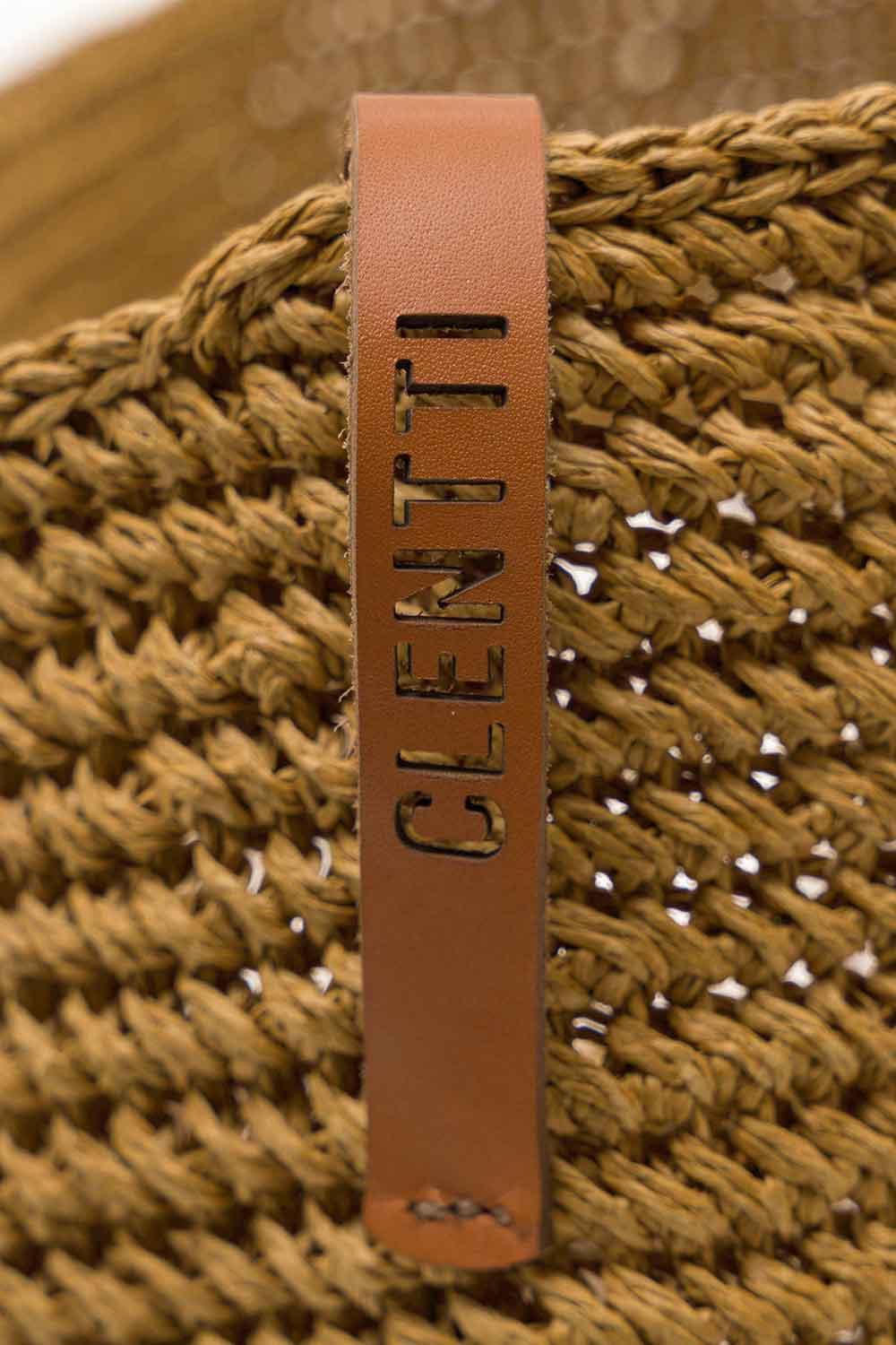 Clentti-Malt Bag Tan / Taba Hasır Çanta Yazlık-Omuz Çantası-4-Milagron.com