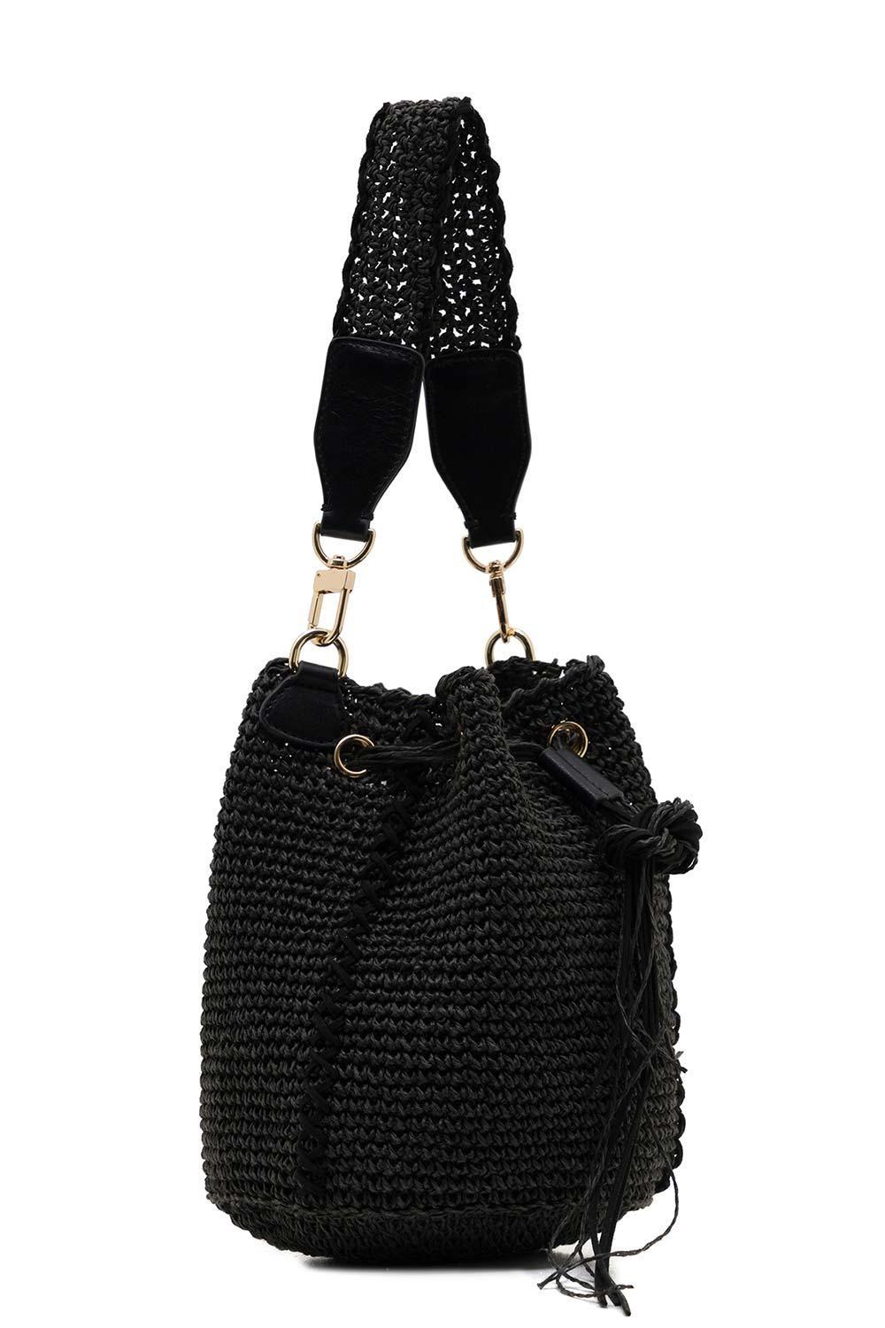 Clentti-Micro Bag Black-Omuz Çantası-3-Milagron.com