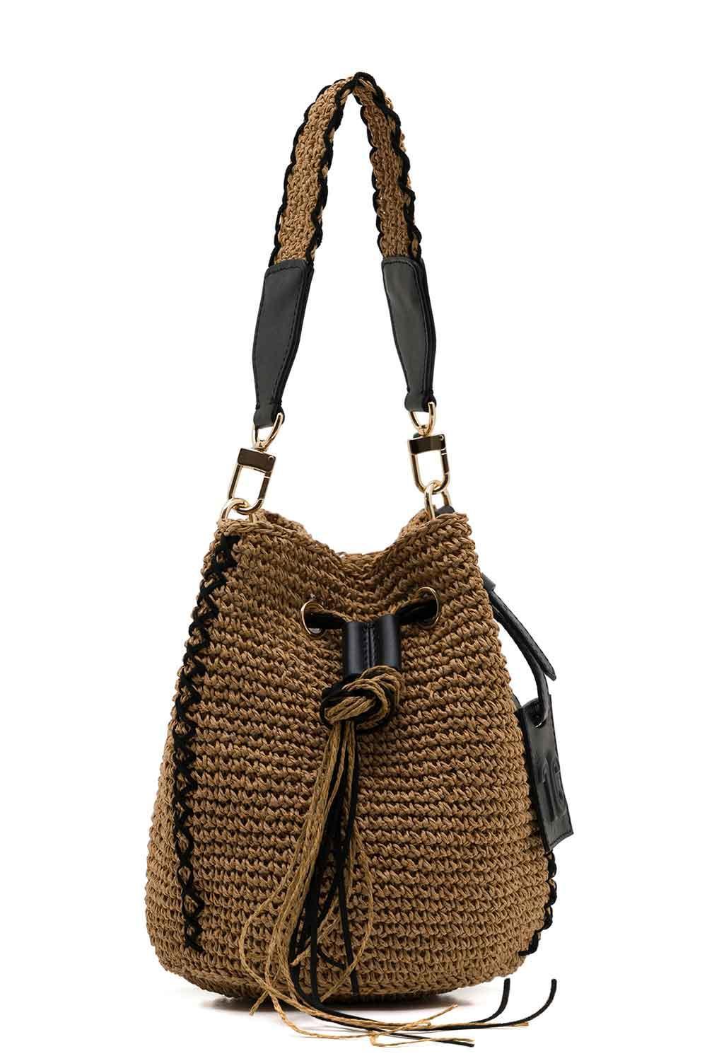 Clentti-Micro Bag Tan-Omuz Çantası-1-Milagron.com