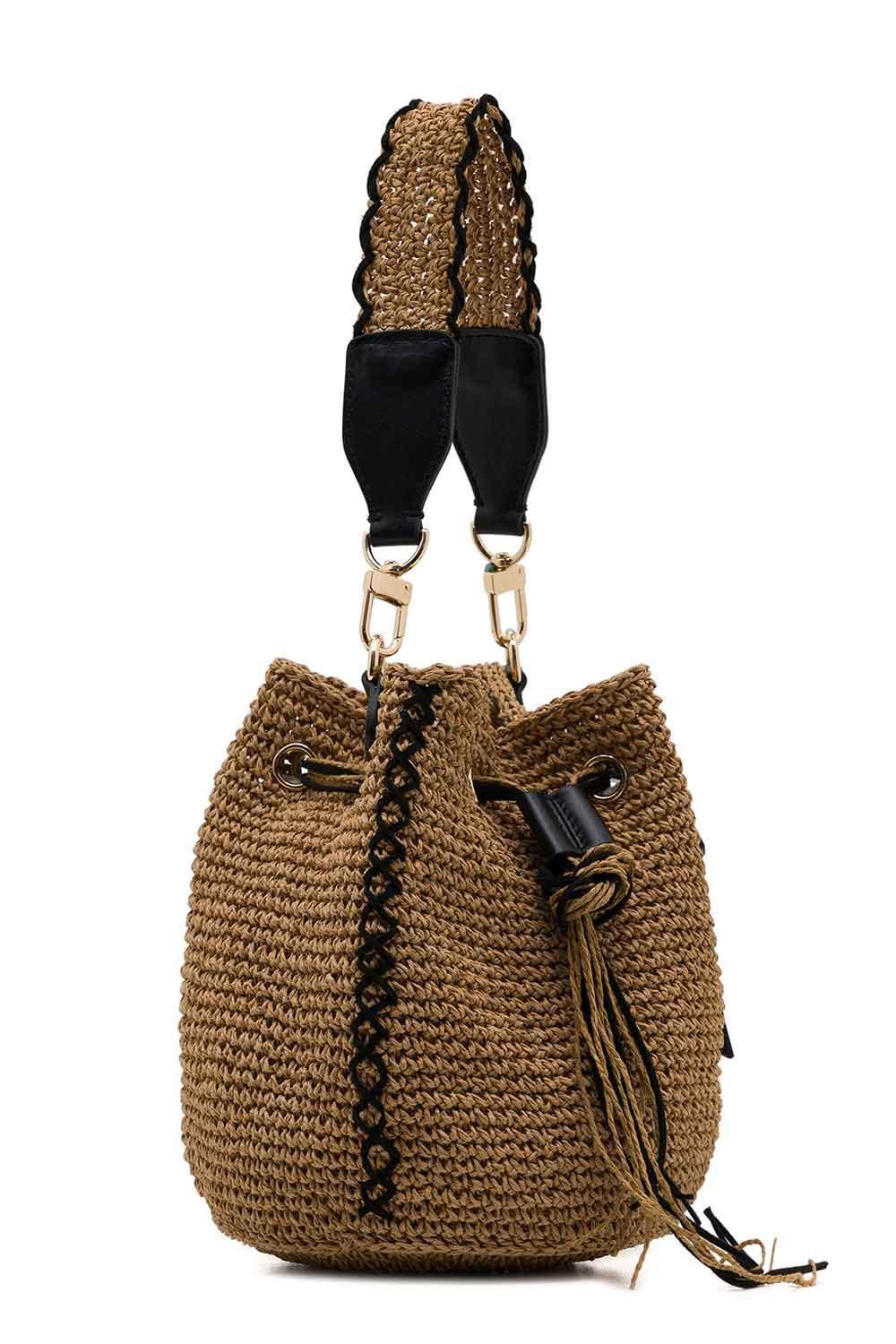 Clentti-Micro Bag Tan-Omuz Çantası-3-Milagron.com