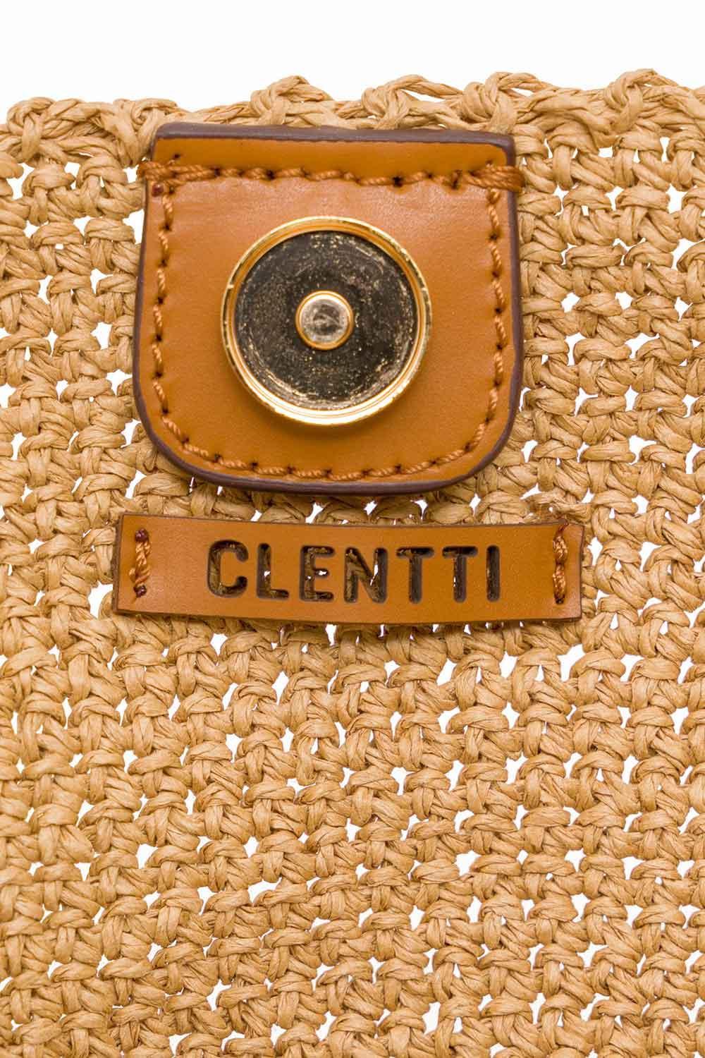 Clentti-Saddle Bag Tan / Taba Hasır Çanta-Omuz Çantası-5-Milagron.com