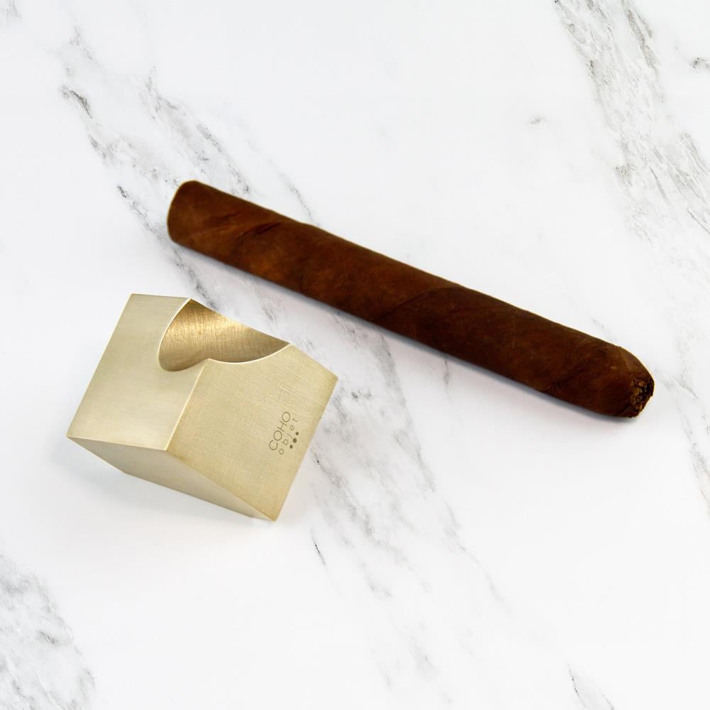 Coho Objet-Brazen Masif Pirinç Puro Sehpası-Puro Küllüğü-2-Milagron.com